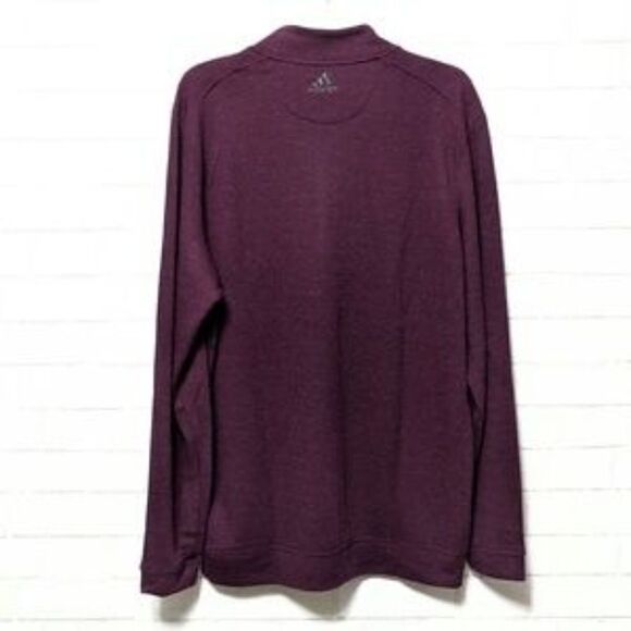 NWT ADIDAS Climawarm Wool Quarter Zip Pullover L - Picture 6 of 9